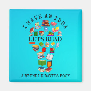 Ik heb een idee, laten we een Brenda K Davies-boek Magneet