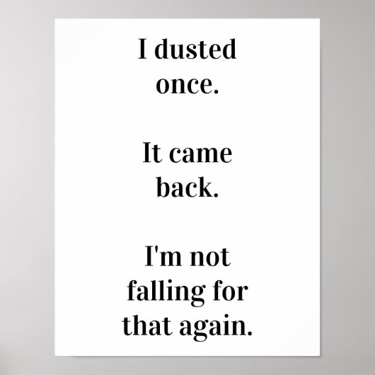 Ik heb één keer gedupeerd poster (Voorkant)