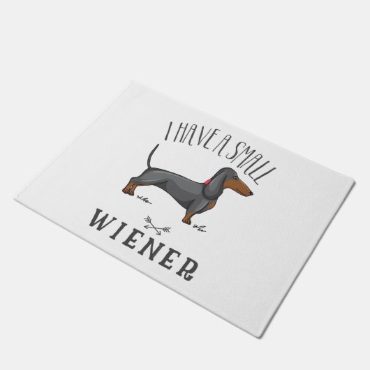 Ik heb een kleine worstje deurmat (Schuin)