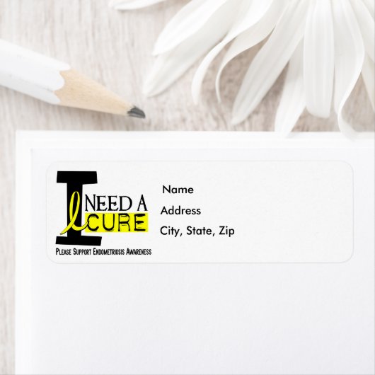 Ik heb een kure 1 endometriose nodig etiket (Insitu)