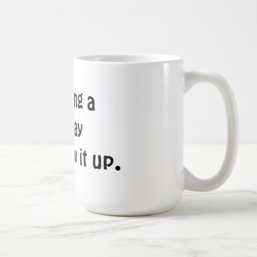 Ik heb een leuke mok. koffiemok (Rechts)