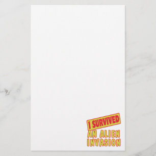 IK HEB EEN LIENINVASIE OVERLEVEN BRIEFPAPIER