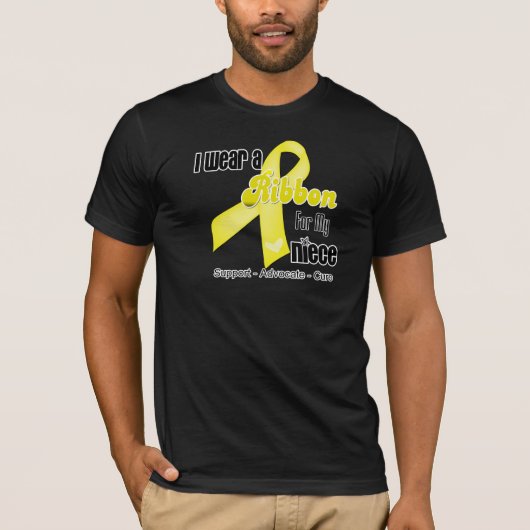 Ik heb een lint Draag voor mijn nicht - Sarcoma T-shirt (Voorkant)