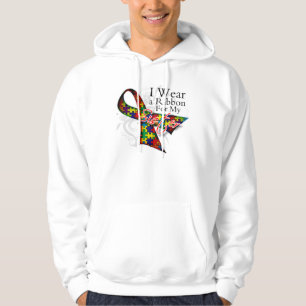 Ik heb een lint Draag voor mijn zuster - Autisme A Hoodie