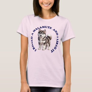 Ik heb een malamute-puppy gekust t-shirt