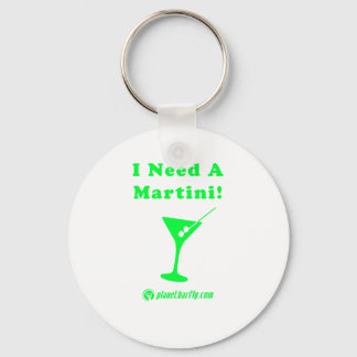 Ik heb een Martini nodig. Sleutelhanger