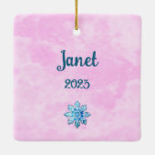 "Ik heb een meltdown" Grappig kerst ornament (Achterkant)