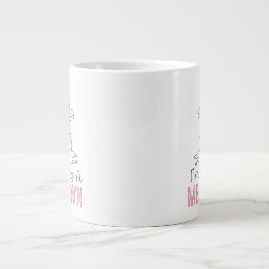 Ik heb een Meltdown - Grappig Snowman Design Extra Grote Beker (Voorkant)
