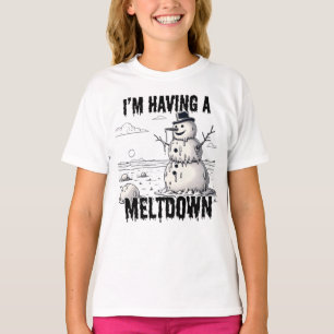 Ik heb een meltdown, Sneeuwman T-shirt