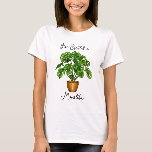 Ik heb een Monstera Creëer T-shirt (Voorkant)