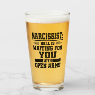 Ik heb een Narcissist overleefd Glas