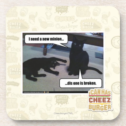 Ik heb een nieuwe minion nodig bier onderzetter (Voorkant)