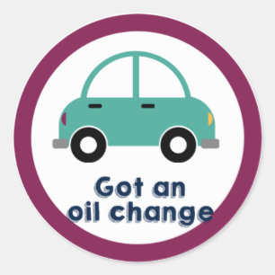 Ik heb een Oil Change Adult Reward Sticker
