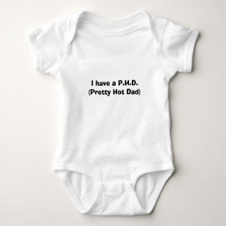 Ik heb een P.H.D. ( Hot Dad) Romper