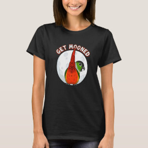 Ik heb een parrot onderfluffies met gele zijde C T-shirt