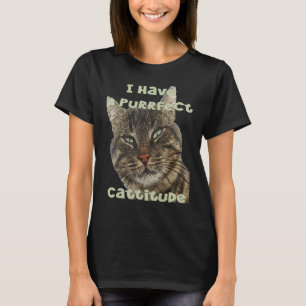 Ik heb een perfecte houding leuk woordje t-shirt