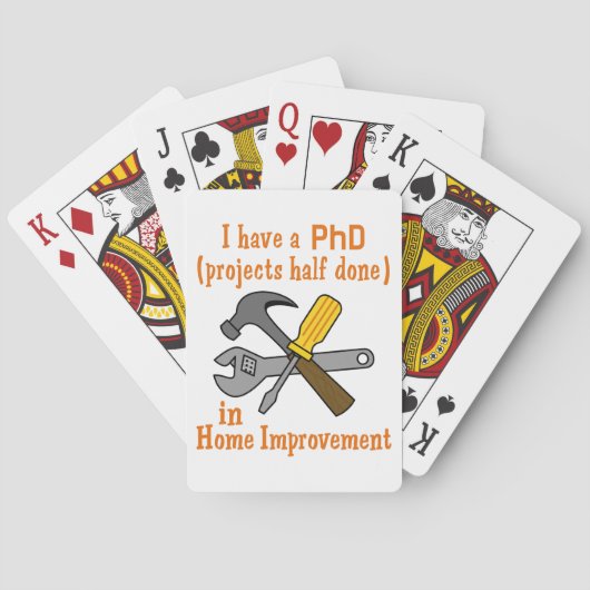 Ik heb een PHD Pokerkaarten (Achterkant)