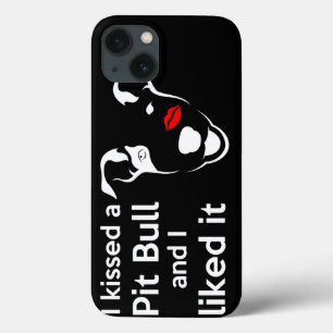 "Ik heb een Pit Bull gekust en ik vond het leuk" iPhone 13 Hoesje