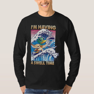 Ik Heb Een Prachtige Tijd  Surfen  Eend  Surfen 1 T-shirt