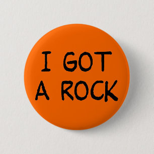 Ik heb een Rock knop Ronde Button 5,7 Cm