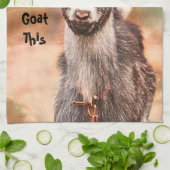 Ik heb een Schattigee boerenerf Theedoek (Gevouwen)