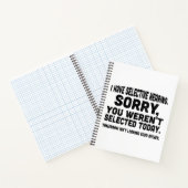 Ik heb een selectieve hoorzitting, helaas was je n notitieboek (Binnen)