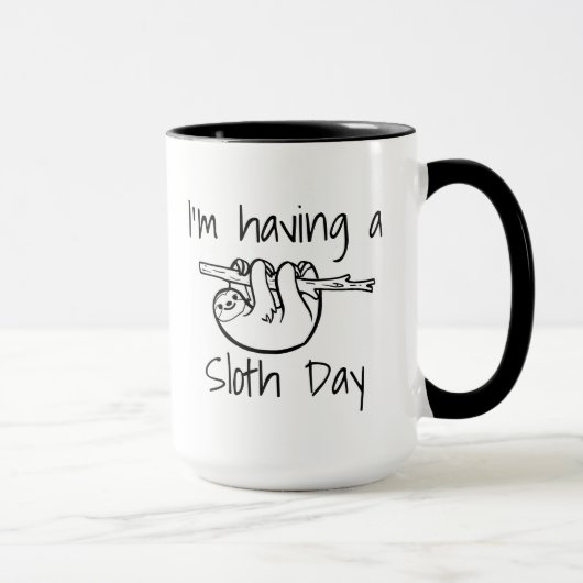 Ik heb een Sloth Day Mok (Rechts)