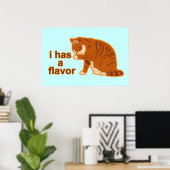 Ik heb een smaak, Lol Cat Poster (Thuiskantoor)