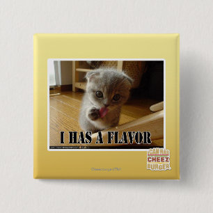 Ik heb een smaak vierkante button 5,1 cm