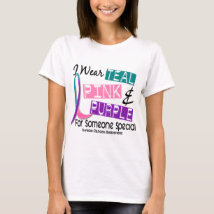 Ik heb een speciaal 37-jarige Thyroid Cancer Ribbo T-shirt