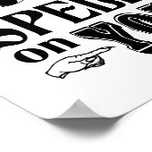 IK HEB EEN SPELL GESTELD OP JULLIE Funny Halloween Poster (Hoek)