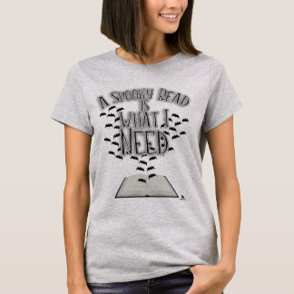 Ik heb een spookachtig lees leuk boekenachtig ontw t-shirt