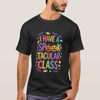 Ik Heb Een Spooktacular Klas Schattige Herfst Hall T-shirt