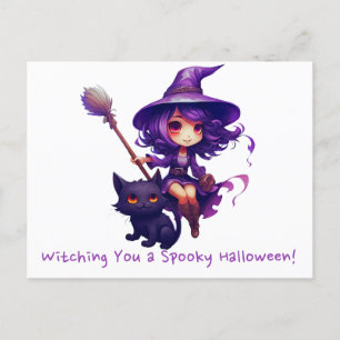 Ik heb een Spooky Halloween voor je. Feestdagenkaart