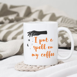 Ik heb een spreuk op mijn koffiegrappig  gezet koffiemok