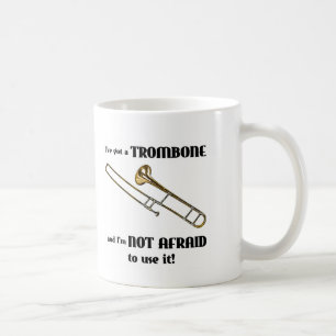 Ik heb een trombone. koffiemok