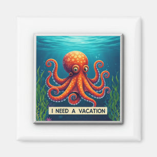 Ik heb een vakantie nodig magneet