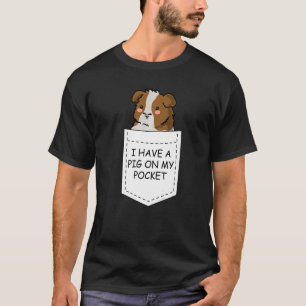 Ik heb een varken op mijn zak Guinee Varken Eigena T-shirt