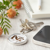 Ik heb een vergadering nodig sleutelhanger (Zijkant)