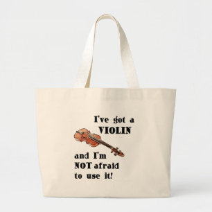 Ik heb een Violin Grote Tote Bag