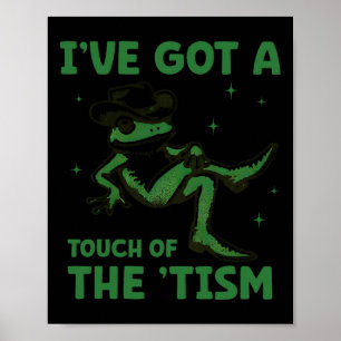 Ik heb een vleugje van de TISM Autism Frog F Poster