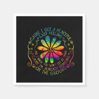 Ik heb een vreedzame hippie servet