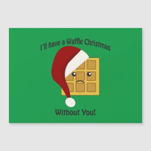 Ik heb een Waffle Kerstmis zonder jou (Voorkant)