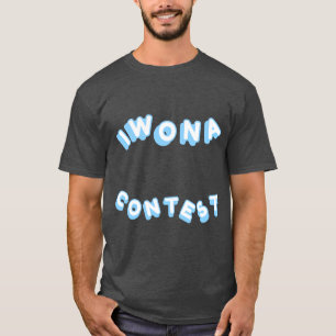 Ik heb een wedstrijd Pastel Blue Mannen gewonnen T-shirt