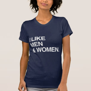 IK HEB EEN ZAAK MET MANNEN EN VROUWEN T-SHIRT