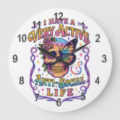 Ik heb een zeer actieve... grote klok (Voorkant)