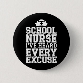 Ik Heb Elke Uitvlucht Gehoord Grappige Schoolverpl Ronde Button 5,7 Cm