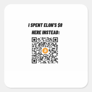 Ik heb Elon's $8 aan deze sticker uitgegeven.