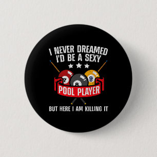 Ik heb er nooit van gedroomd om een Y-pool biljart Ronde Button 5,7 Cm