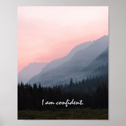 Ik heb er vertrouwen in dat het landschap van de p poster (Voorkant)